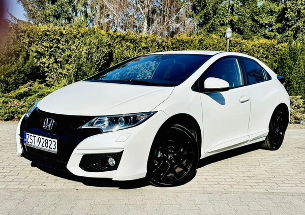 Honda Civic cena 59900 przebieg: 108456, rok produkcji 2015 z Kostrzyn małe 781